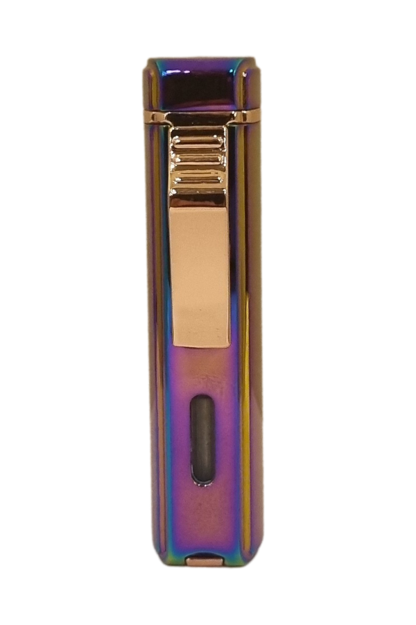 PremiumQuality Çok Renkli Üç Torch Pürmüz Metal Puro Çakmağı