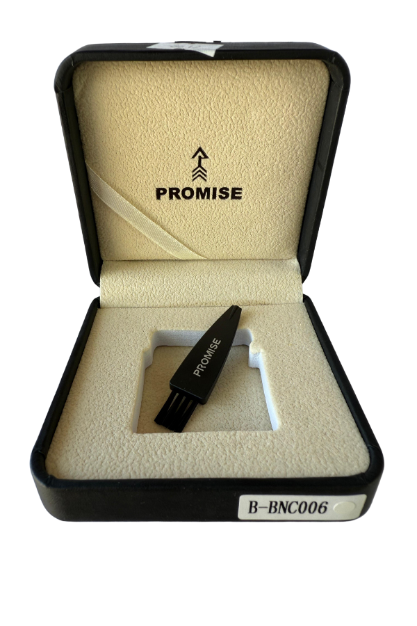 Promise Tek Alevli Fırçalı Gümüş Metal Benzinli Çakmak
