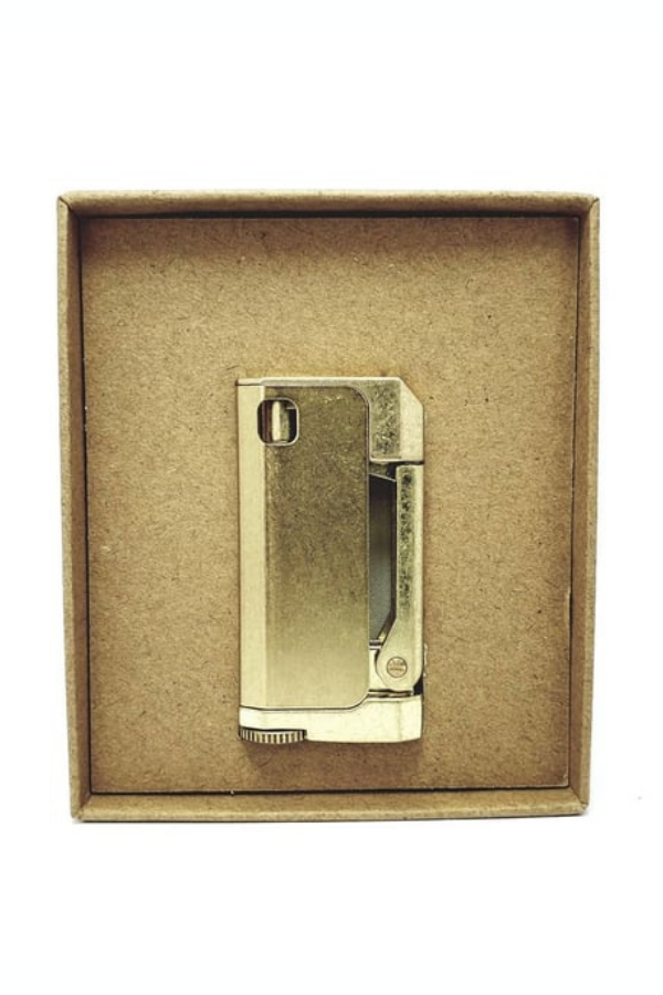 Promise Fırçalı Gold Tek Alevli Benzinli Çakmak