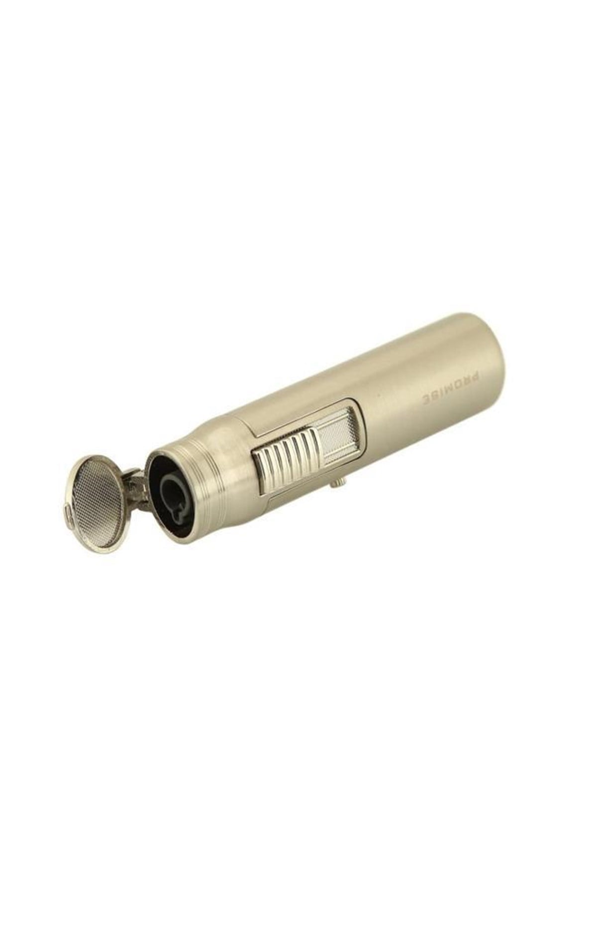 Promise Tek Torch Pürmüz Gümüş Puro Çakmağı