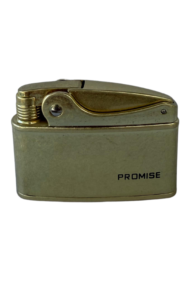 Promise Fırçalı Gold Tek Alevli Benzinli Çakmak