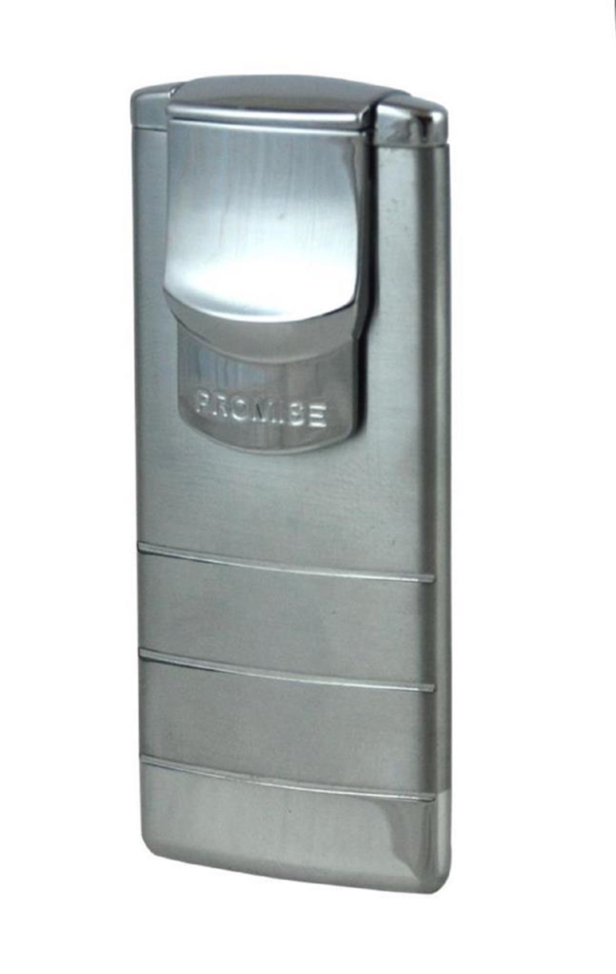 Promise Tek Torch Pürmüz Gümüş Puro Çakmağı