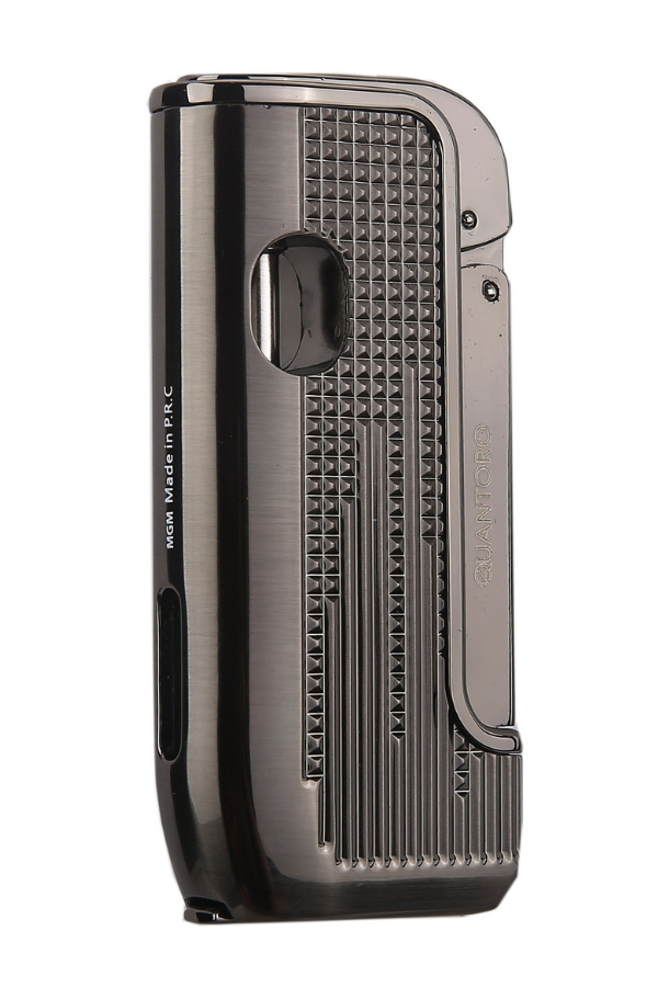 TRZ1160,Quantoro Tek Torch Pürmüz Delicili Gunmetal Tower Metal Puro Çakmağı