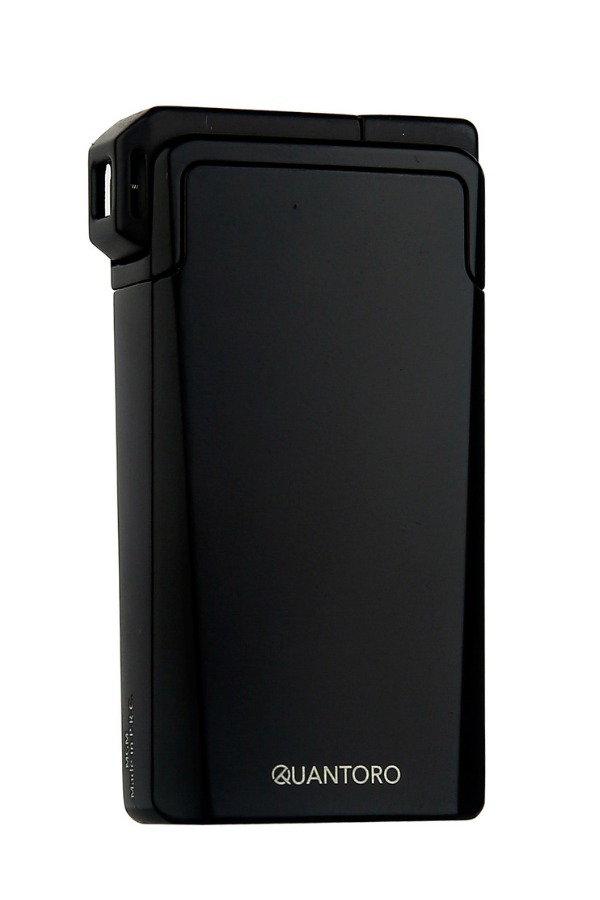 TRZ1158,Quantoro Tek Torch Pürmüz / Soft Flame Siyah Metal Puro Çakmağı