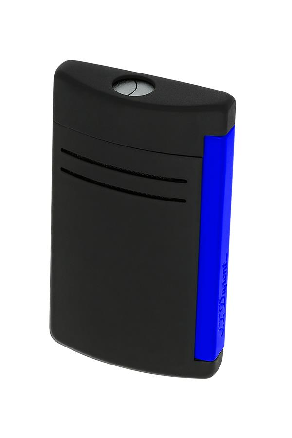 S.T. Dupont Maxijet Lacquered Neon Mavi-Siyah Puro Çakmağı 20171