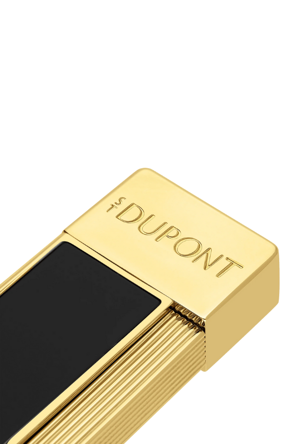 S.T. Dupont Twiggy Siyah-Gold Puro Çakmağı 30112
