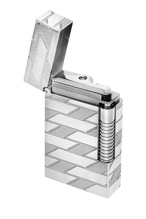 S.T. Dupont Le Grand Guilloche Gümüş Puro Çakmağı C23180