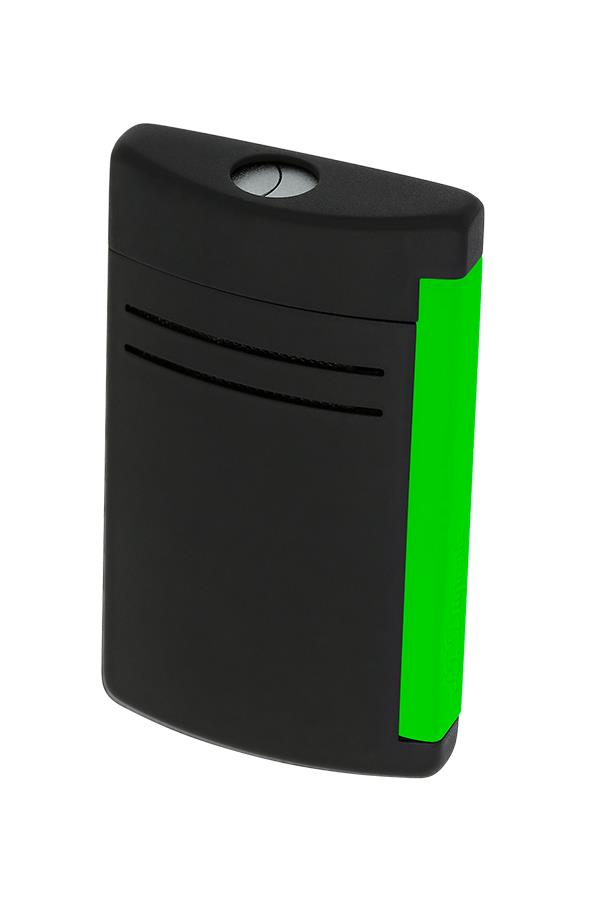 S.T. Dupont Maxijet Lacquered Neon Yeşil-Siyah Puro Çakmağı 20172