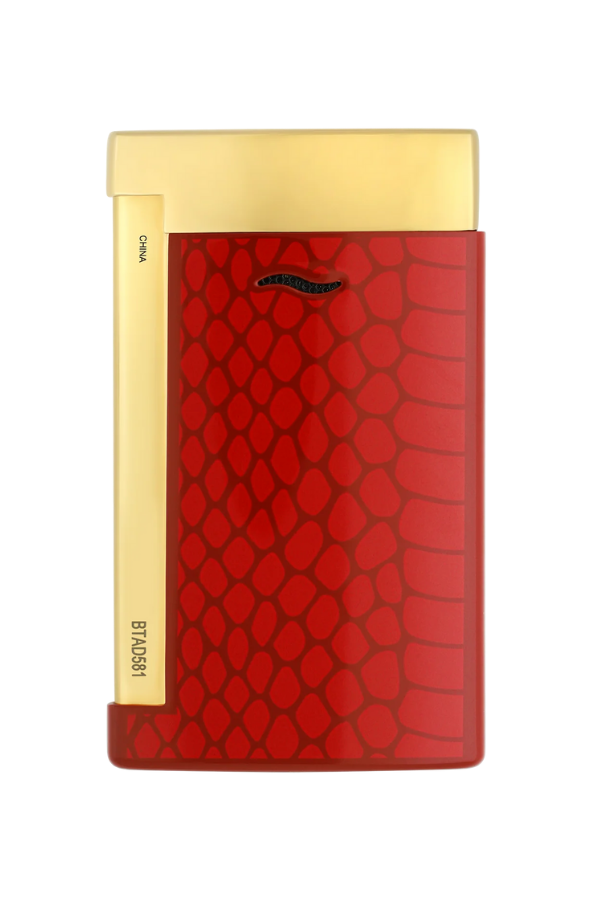 S.T. Dupont Lacquered Slim 7 Kırmızı Puro Çakmağı 27075