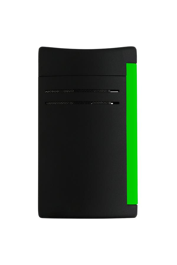 S.T. Dupont Maxijet Lacquered Neon Yeşil-Siyah Puro Çakmağı 20172