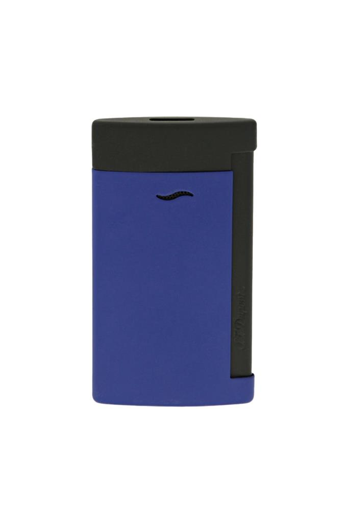 S.T. Dupont Slim 7 Mat Siyah-Mavi Puro Çakmağı 27761