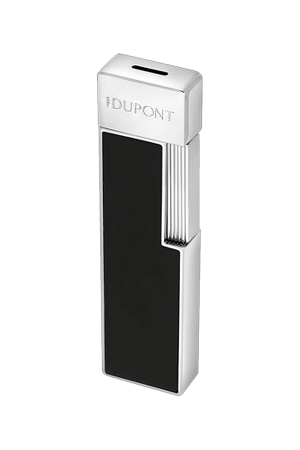 S.T. Dupont Twiggy Siyah-Krom Puro Çakmağı 30111