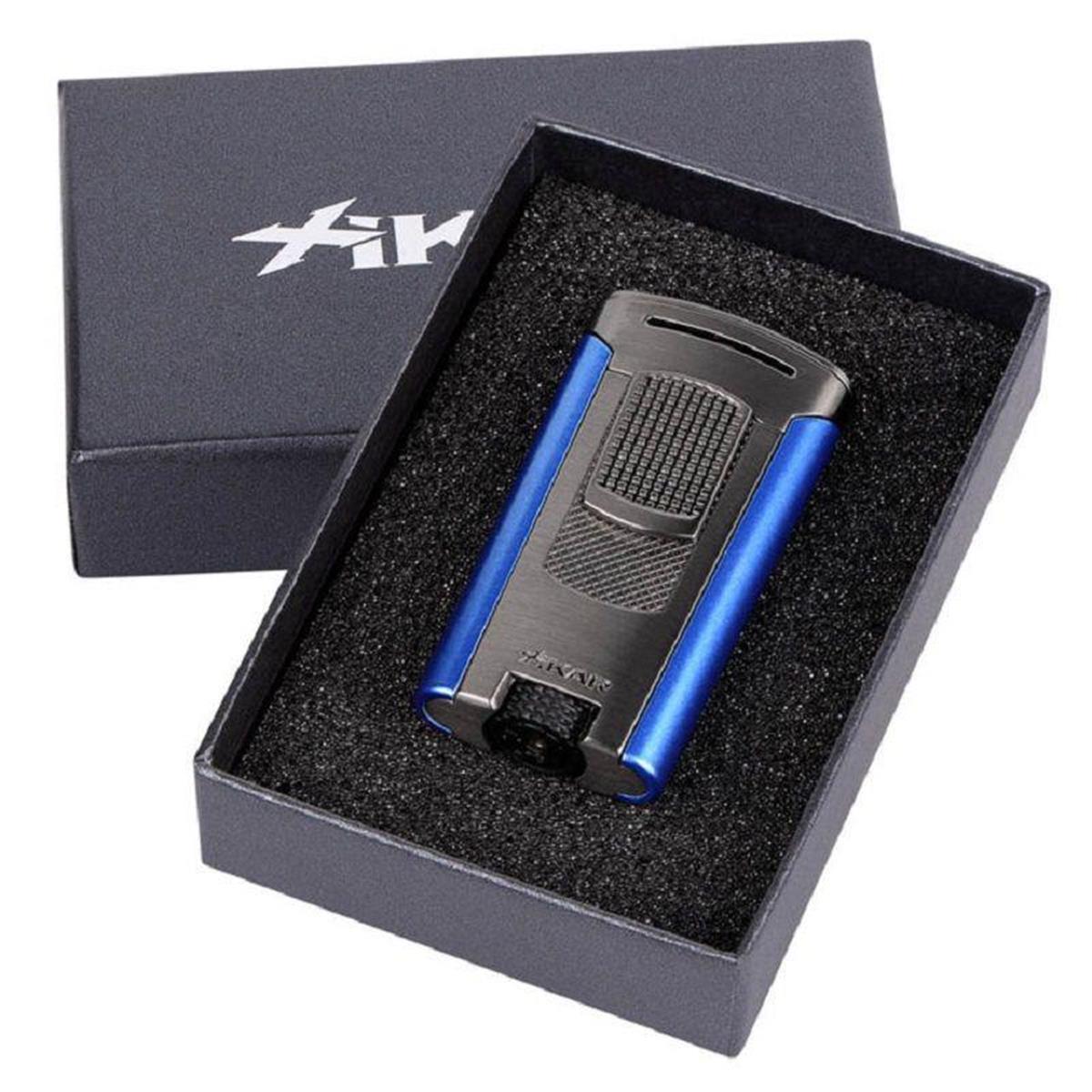 Xıkar Astral Sıngle Gunmetal Mavi Çakmak