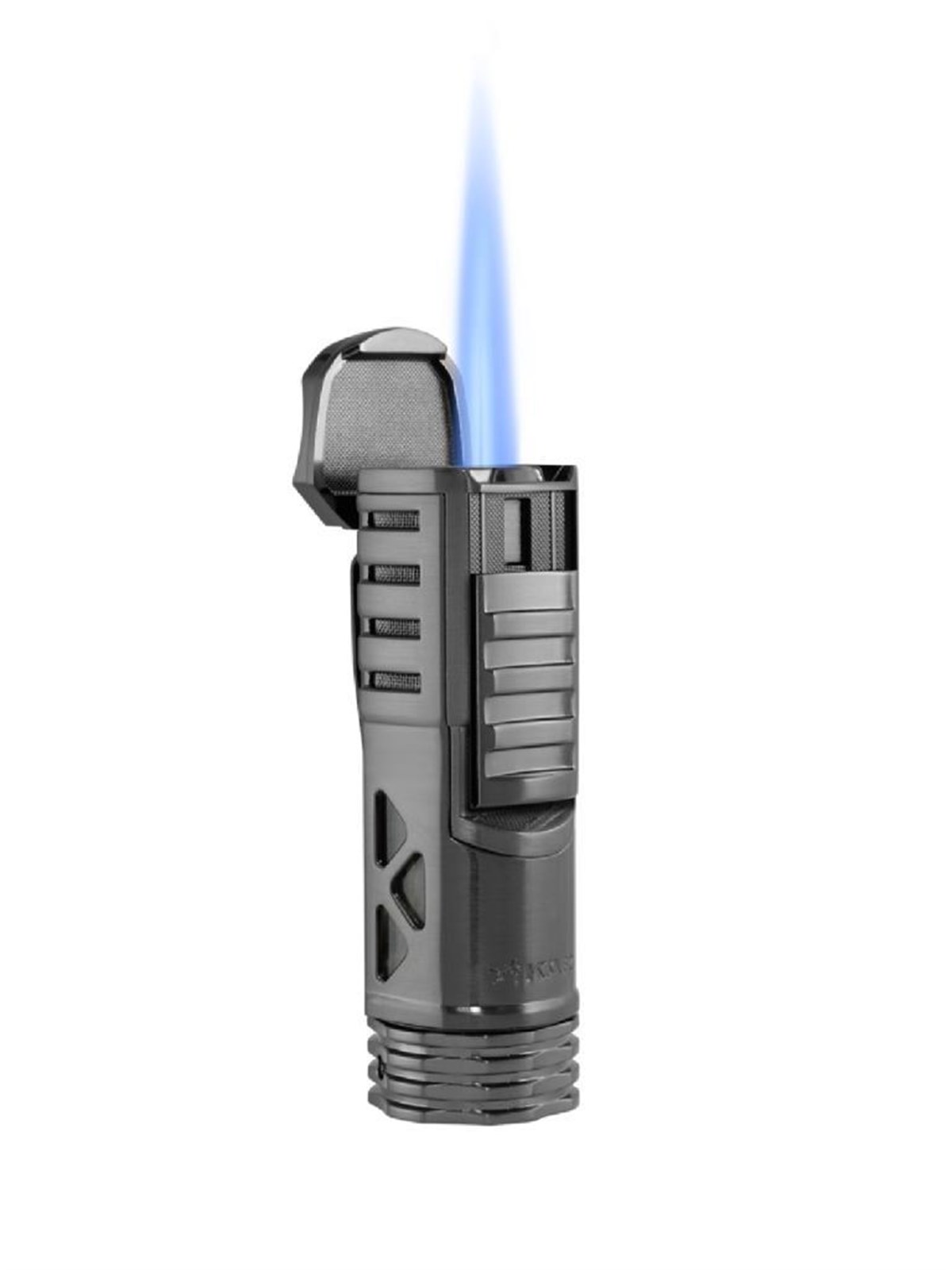Xikar Tactical Single Lighter Gunmetal Siyah Puro Çakmağı