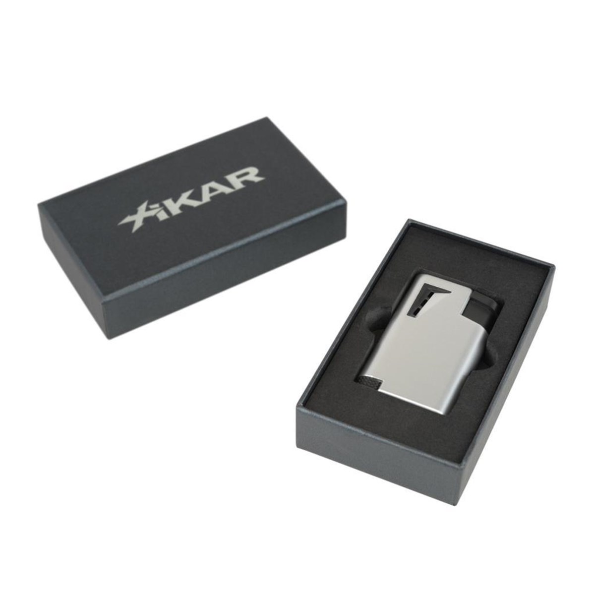 Xikar Xk1 Tek Torch Pürmüz Gümüş Puro Çakmağı