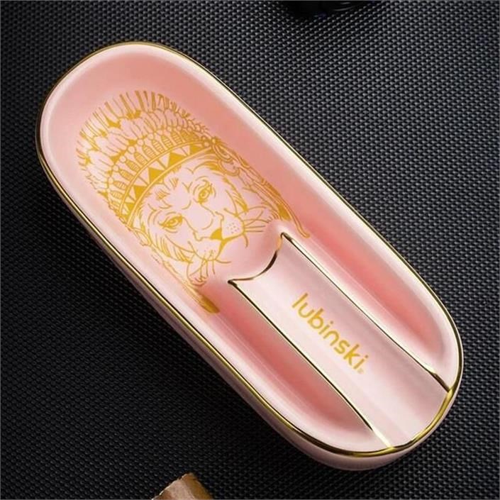 Lubinski Lion Mat Porselen Puro Küllüğü Pembe/Gold Tekli