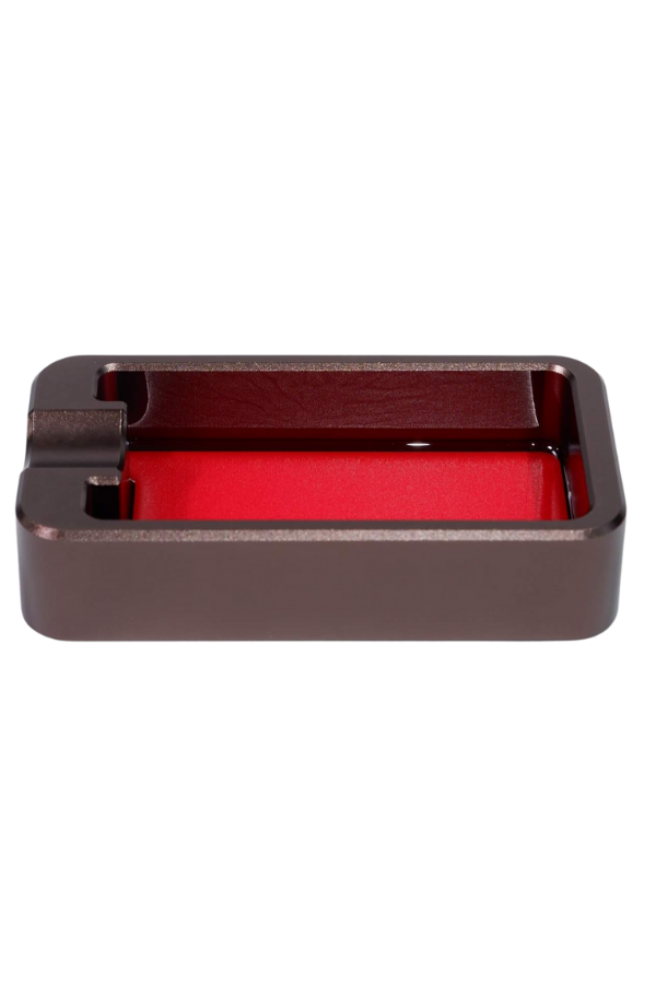 PremiumQuality Kırmızı - Gunmetal Tekli Puro Küllüğü