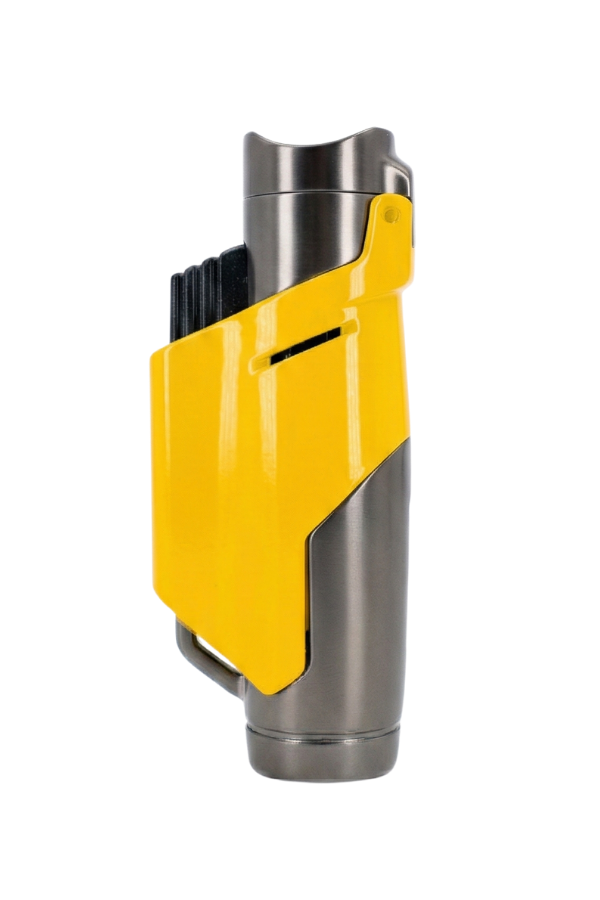 Cohiba 3 Torch Pürmüz Sarı - Gunmetal Puro Çakmağı