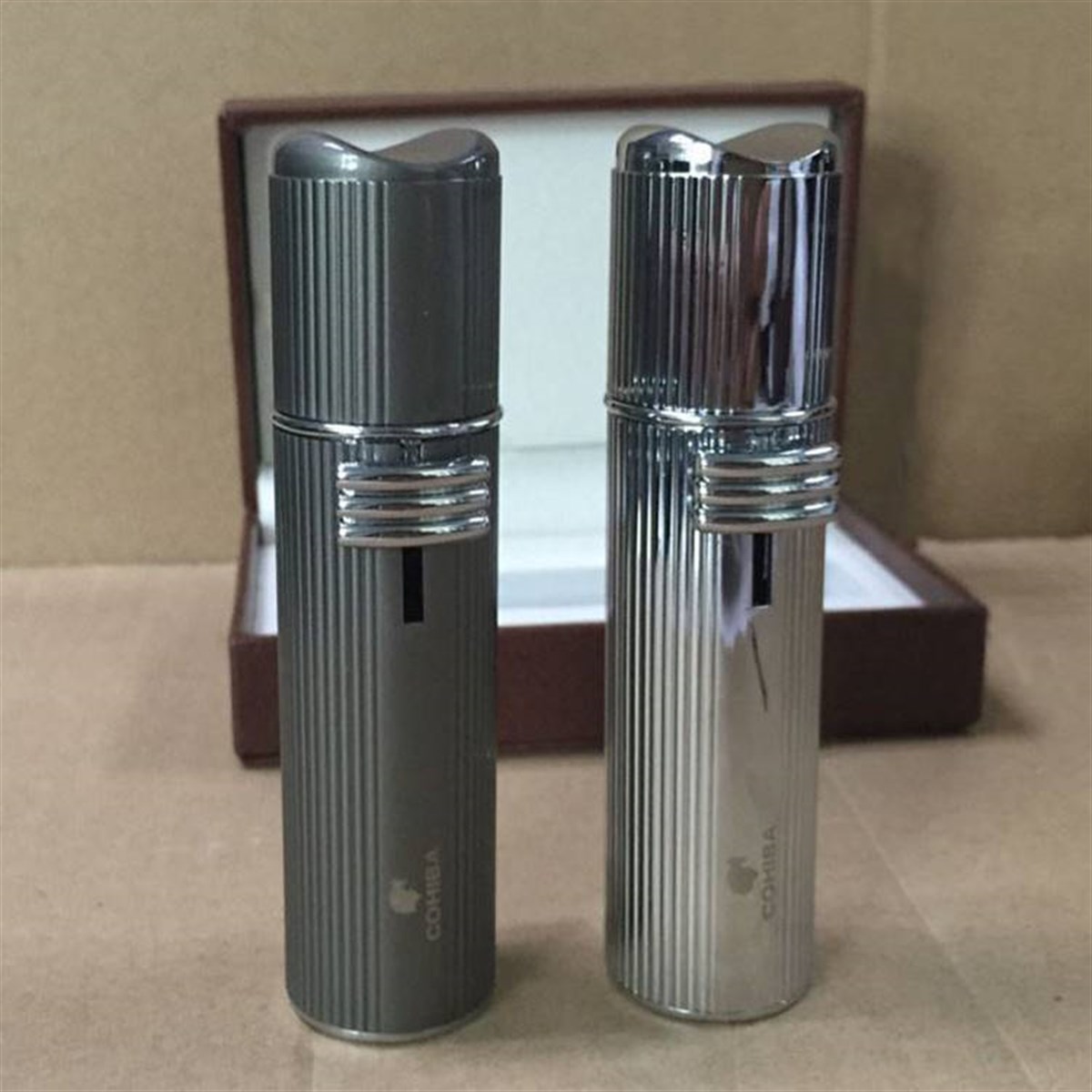 TR793,Cohiba 3 Torch Gunmetal Puro Çakmağı