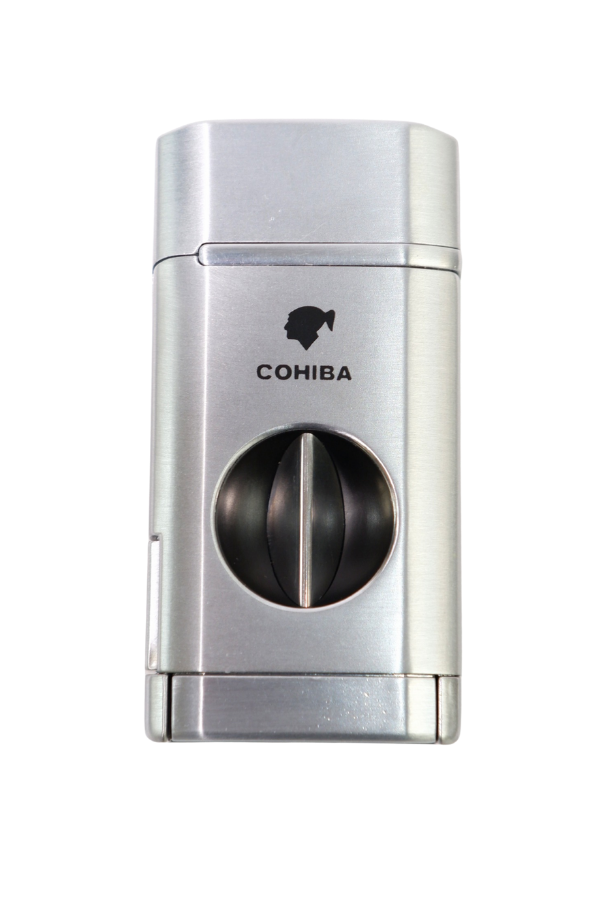 TR8969,Cohiba 3 Torch Pürmüz Gümüş Puro Çakmağı