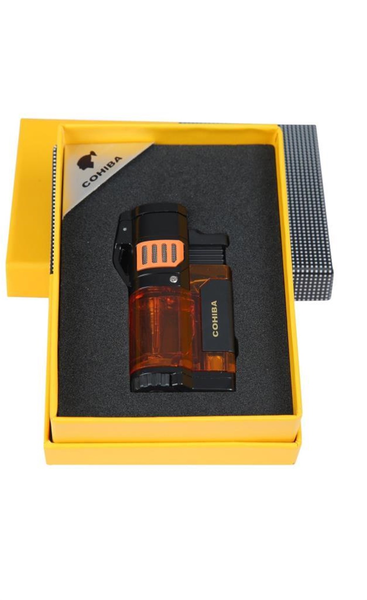 Cohiba 3 Torch Pürmüz Siyah Puro Çakmağı