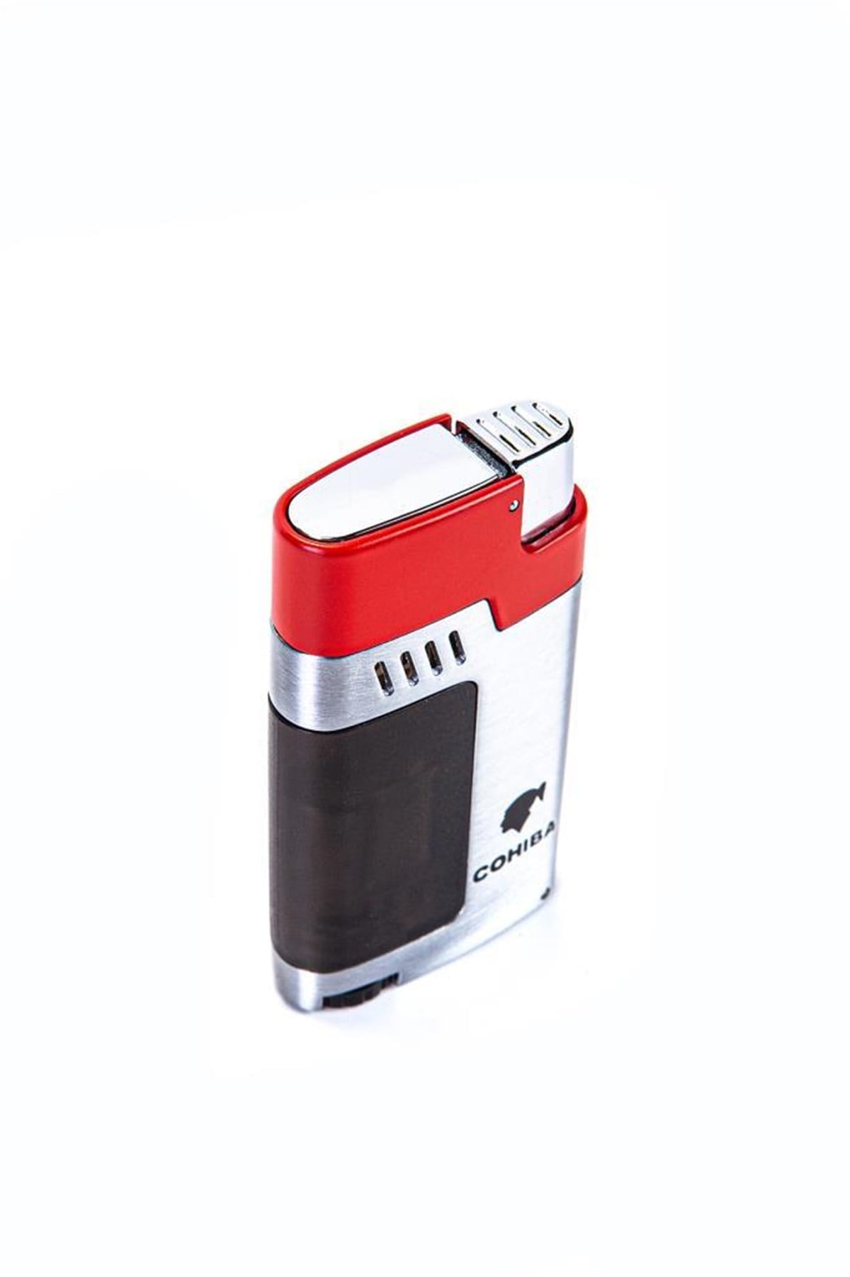 Cohiba 3 Torch Pürmüz Gümüş Kırmızı Puro Çakmağı