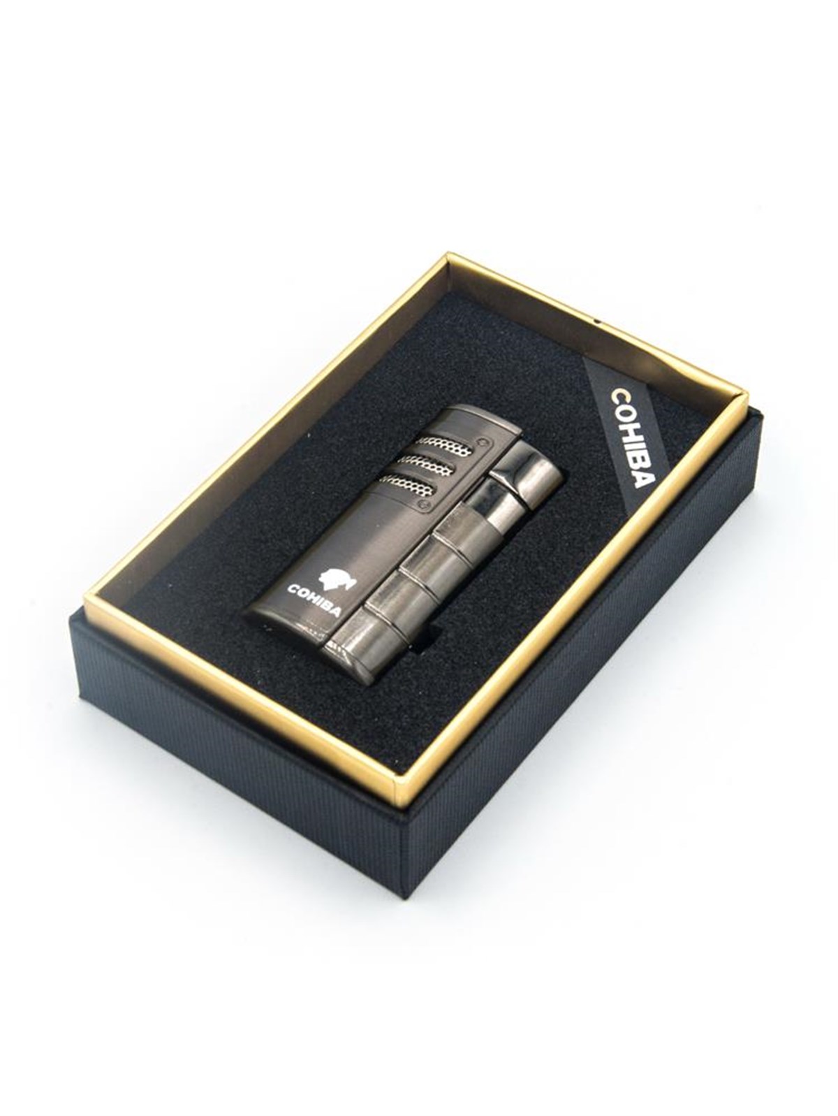 Cohiba 3 Torch Pürmüz Gunmetal Puro Çakmağı