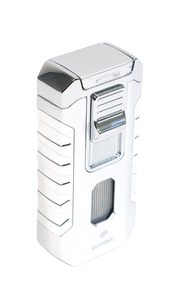 Cohiba 3 Torch Pürmüz Gümüş Metal Puro Çakmağı