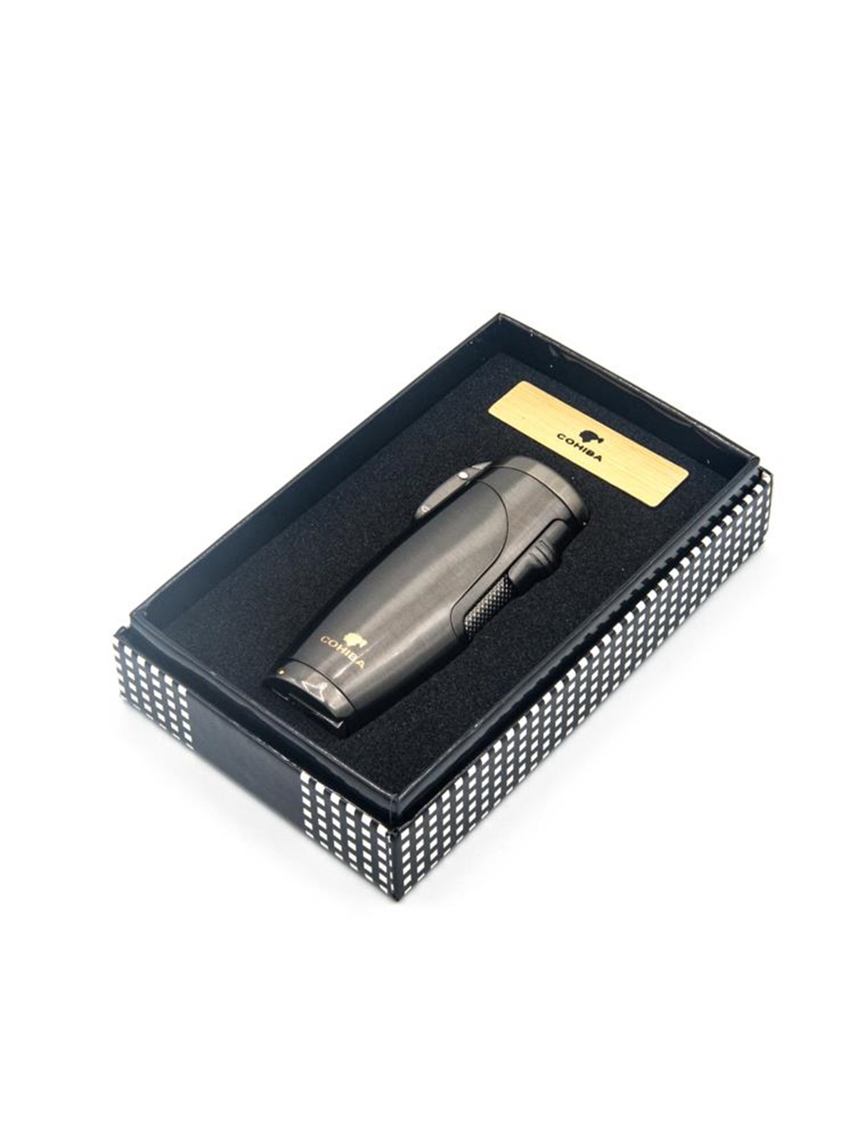 Cohiba 3 Torch Pürmüz Gunmetal Puro Çakmağı