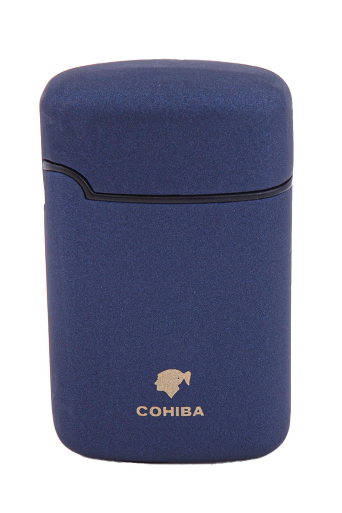 Cohiba 3 Torch Pürmüz Lacivert Puro Çakmağı