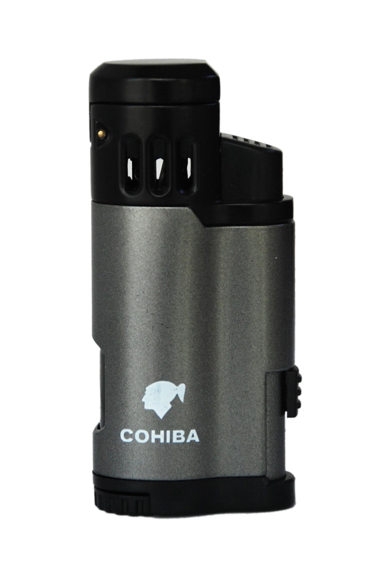 TR1540,Cohiba 3 Torch Delicili Gunmetal Puro Çakmağı