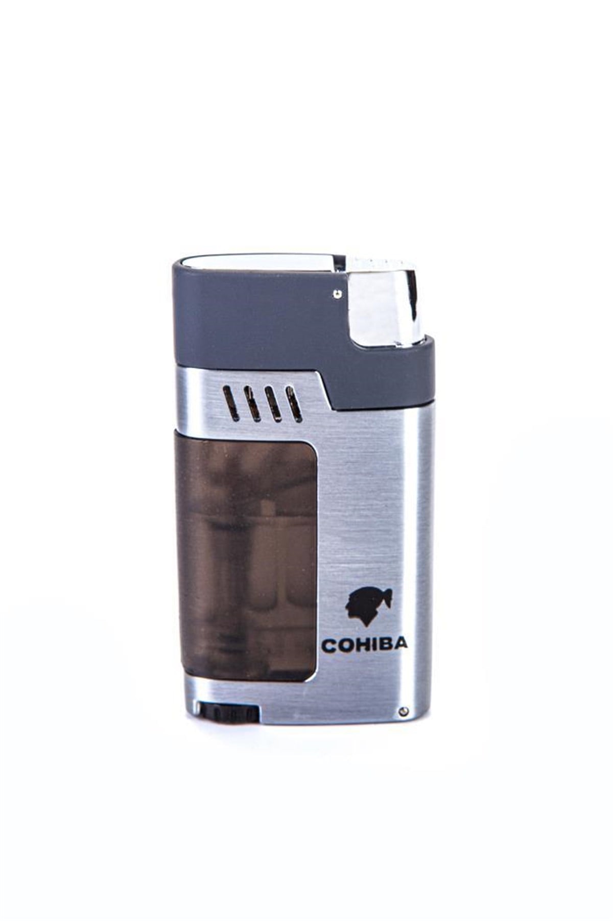 Cohiba 3 Torch Pürmüz Gümüş Gri Puro Çakmağı
