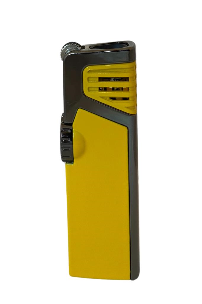 Cohiba Gunmetal-Sarı Dahili Delicili 3 Torch Pürmüz Puro Çakmağı