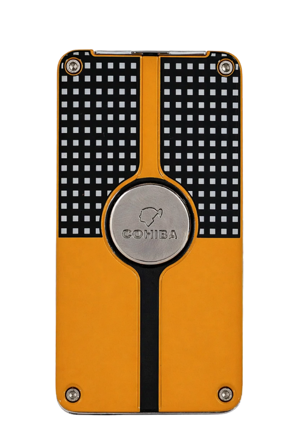 Cohiba Sarı 3 Torch Pürmüz Puro Çakmağı Siyah-Beyaz Detaylı