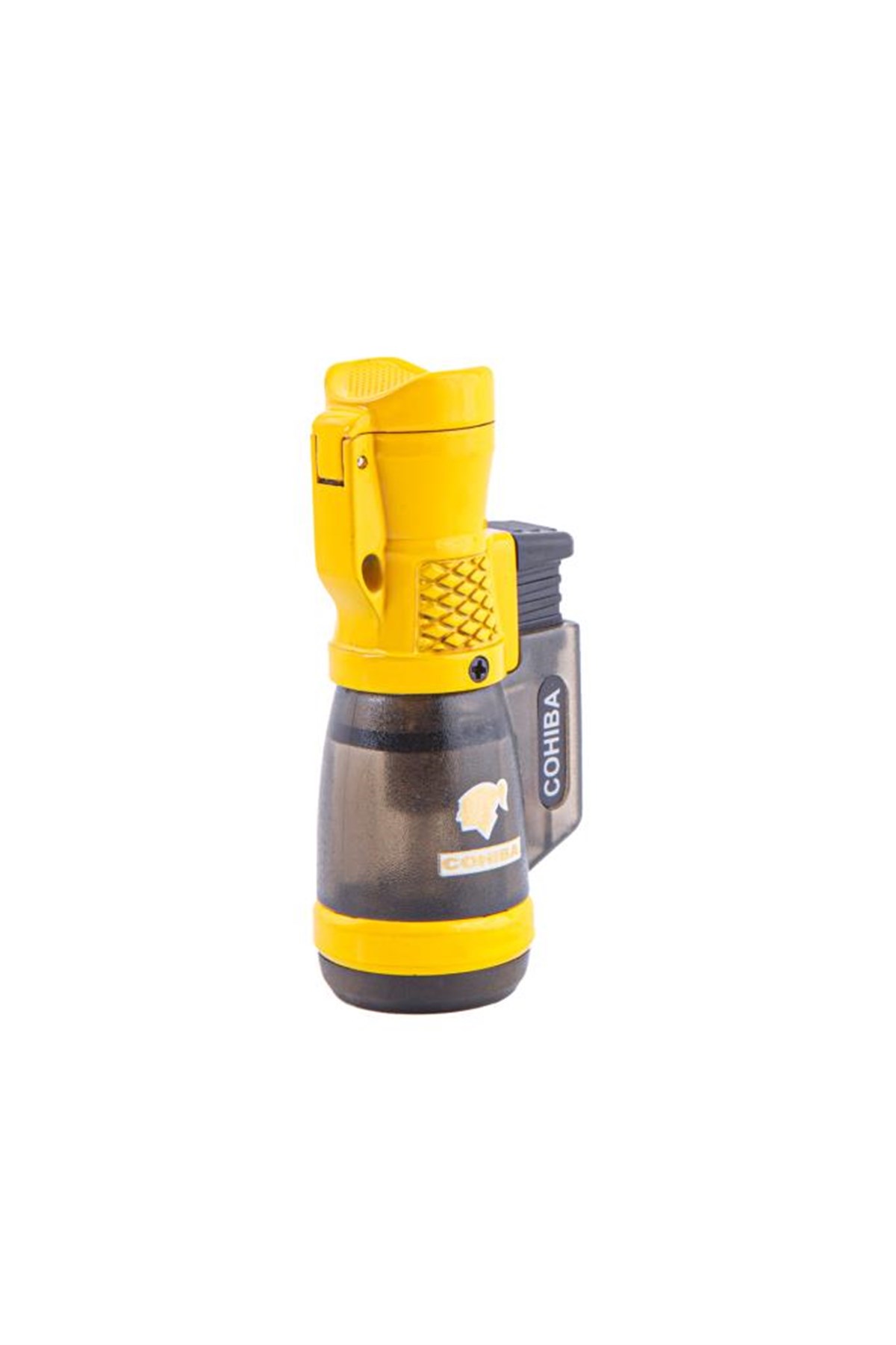 Cohiba Üç Torch Pürmüz Sarı-Siyah Puro Çakmağı