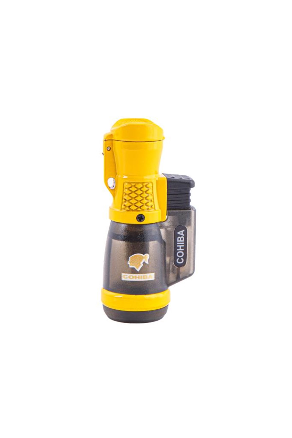 Cohiba Üç Torch Pürmüz Sarı-Siyah Puro Çakmağı