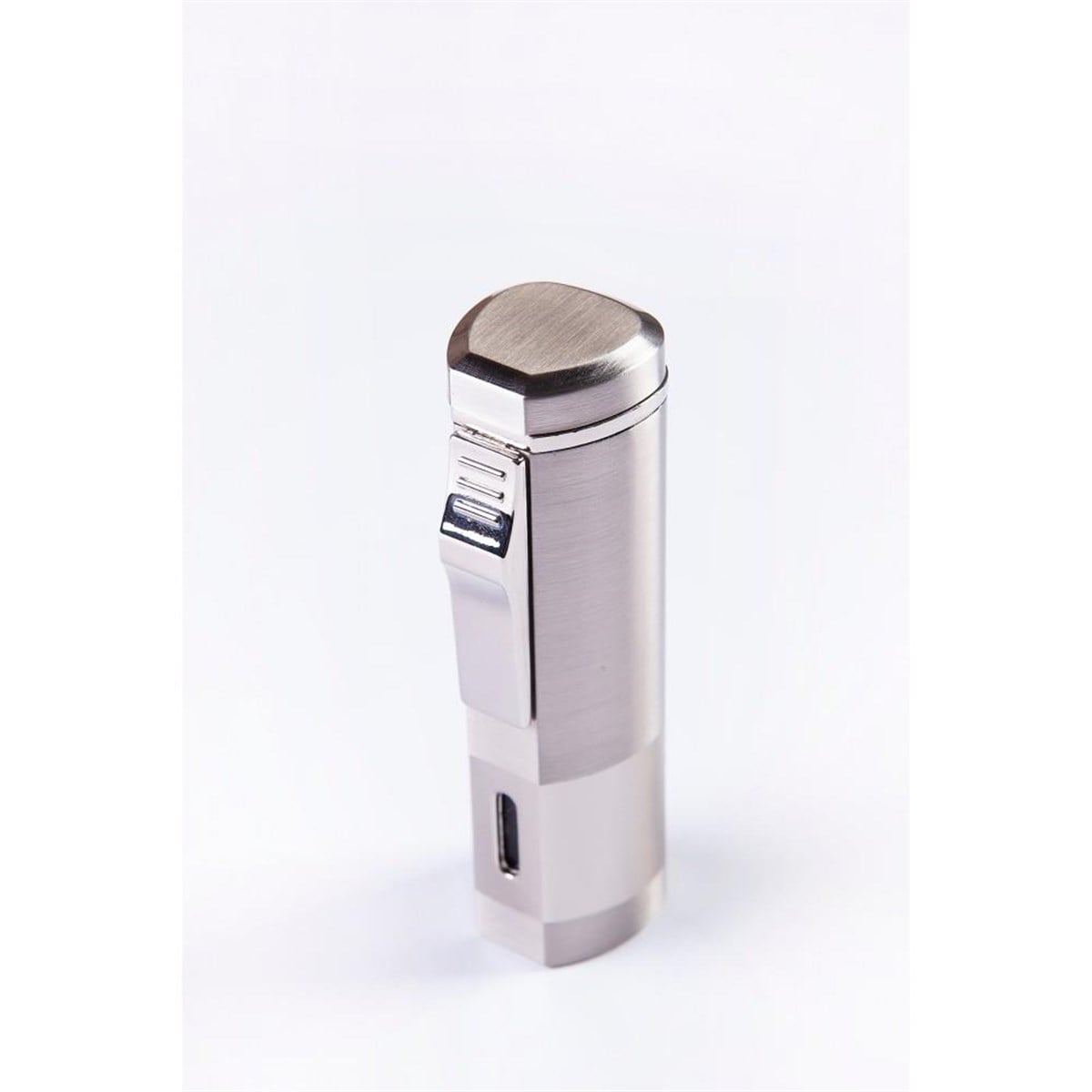 Parmida 3 Torch Pürmüz Gümüş Puro Çakmağı