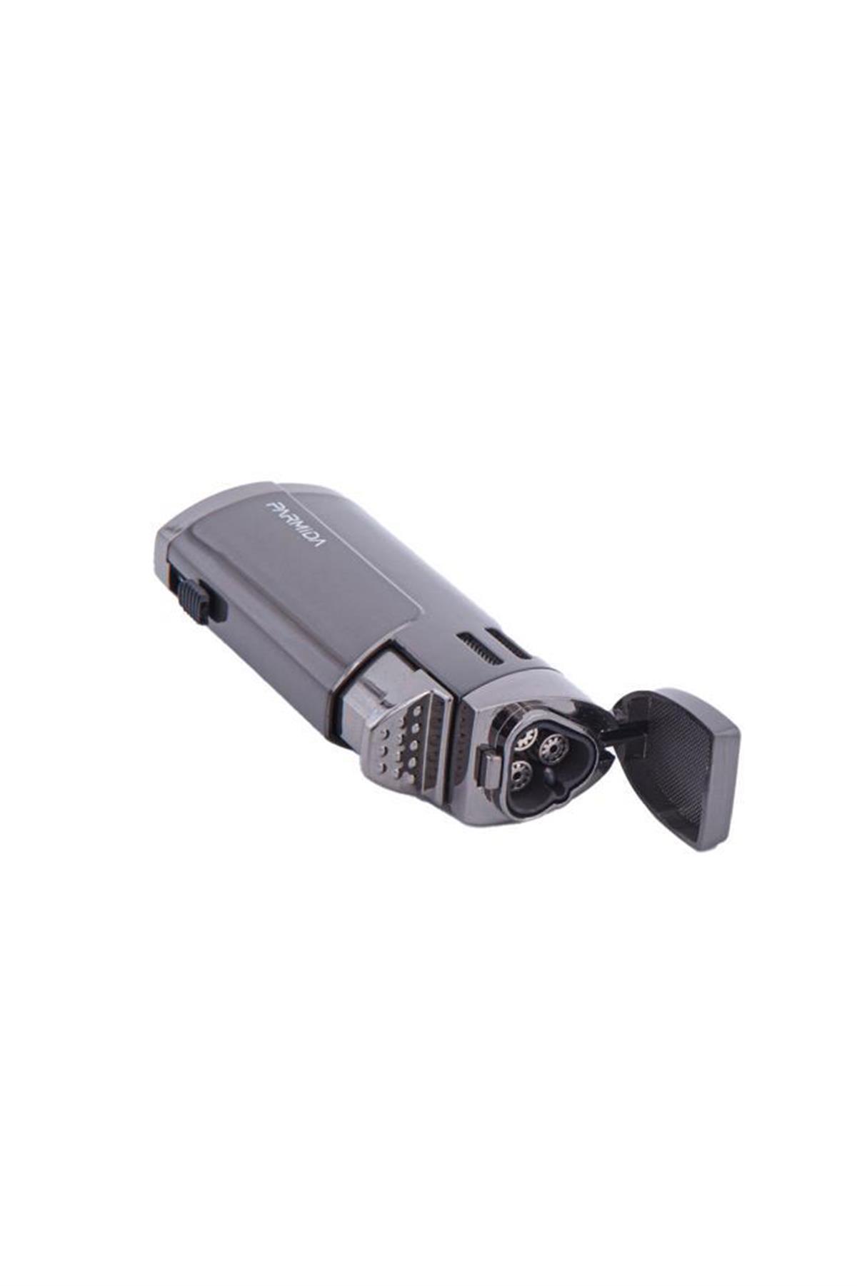 Parmida 3 Torch Pürmüz Gunmetal Puro Çakmağı
