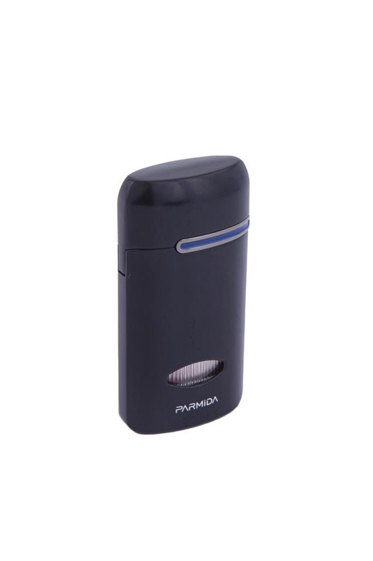 Parmida 3 Torch Pürmüz Siyah Puro Çakmağı