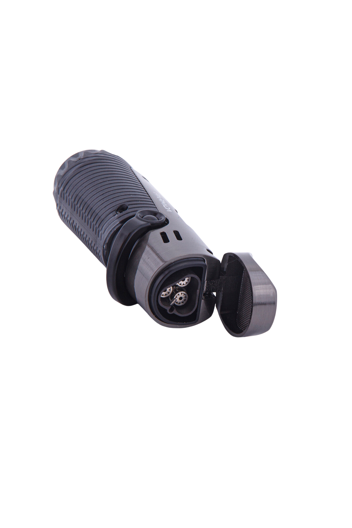 Parmida 3 Torch Pürmüz Siyah-Gunmetal Puro Çakmağı