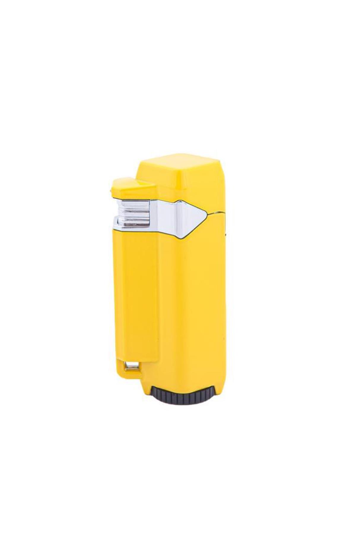 Parmida 3 Torch Pürmüz Sarı Puro Çakmağı