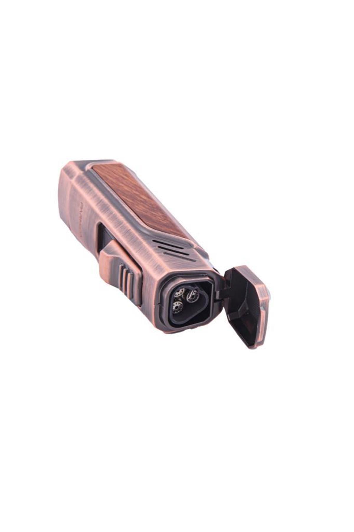 Parmida 3 Torch Pürmüz Bronz Puro Çakmağı