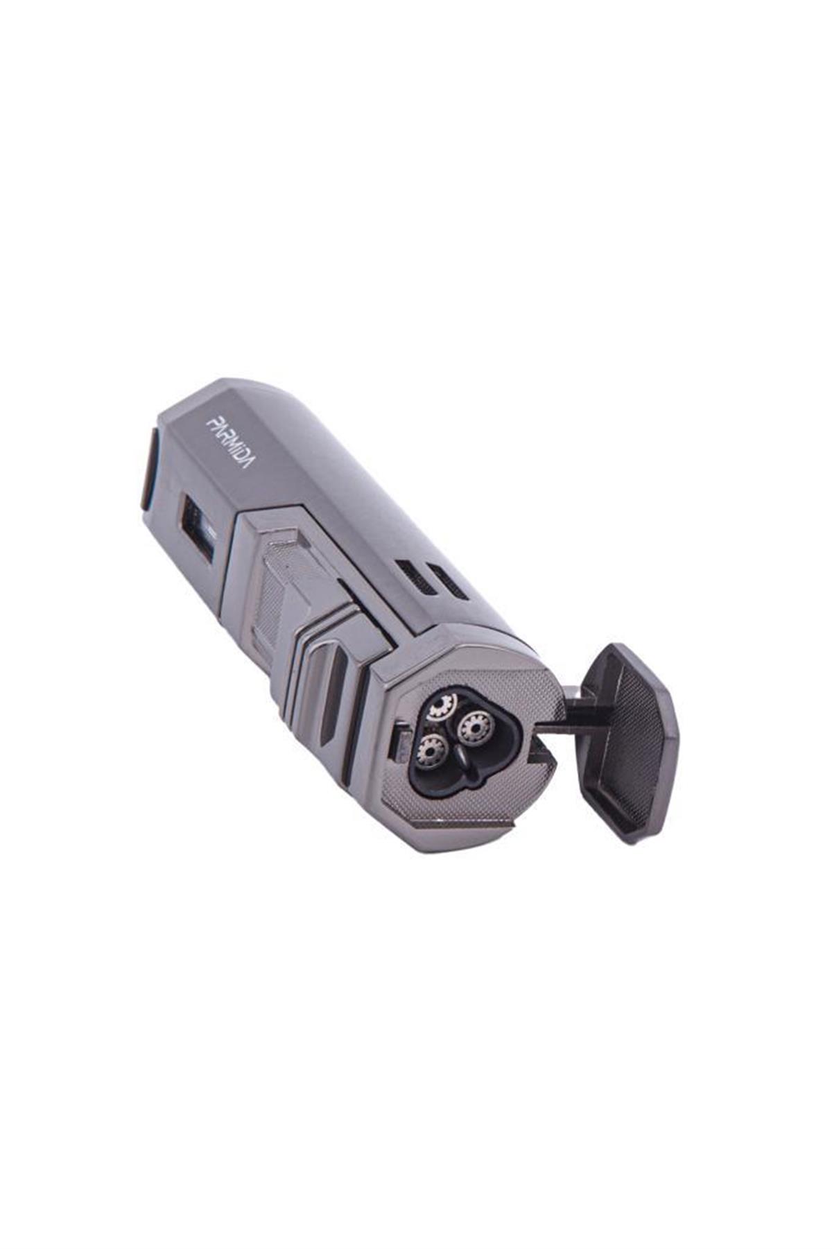 Parmida 3 Torch Pürmüz Gunmetal Puro Çakmağı