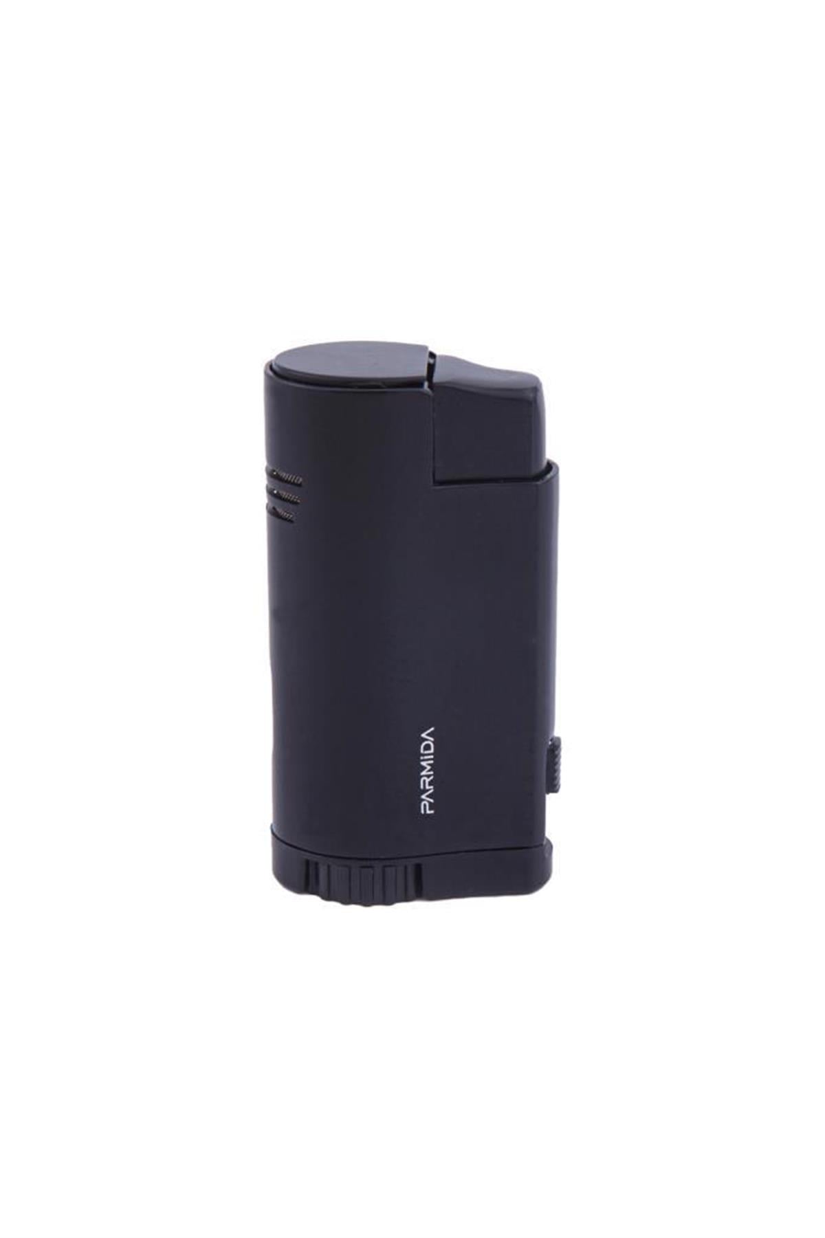 Parmida 3 Torch Pürmüz Siyah Puro Çakmağı
