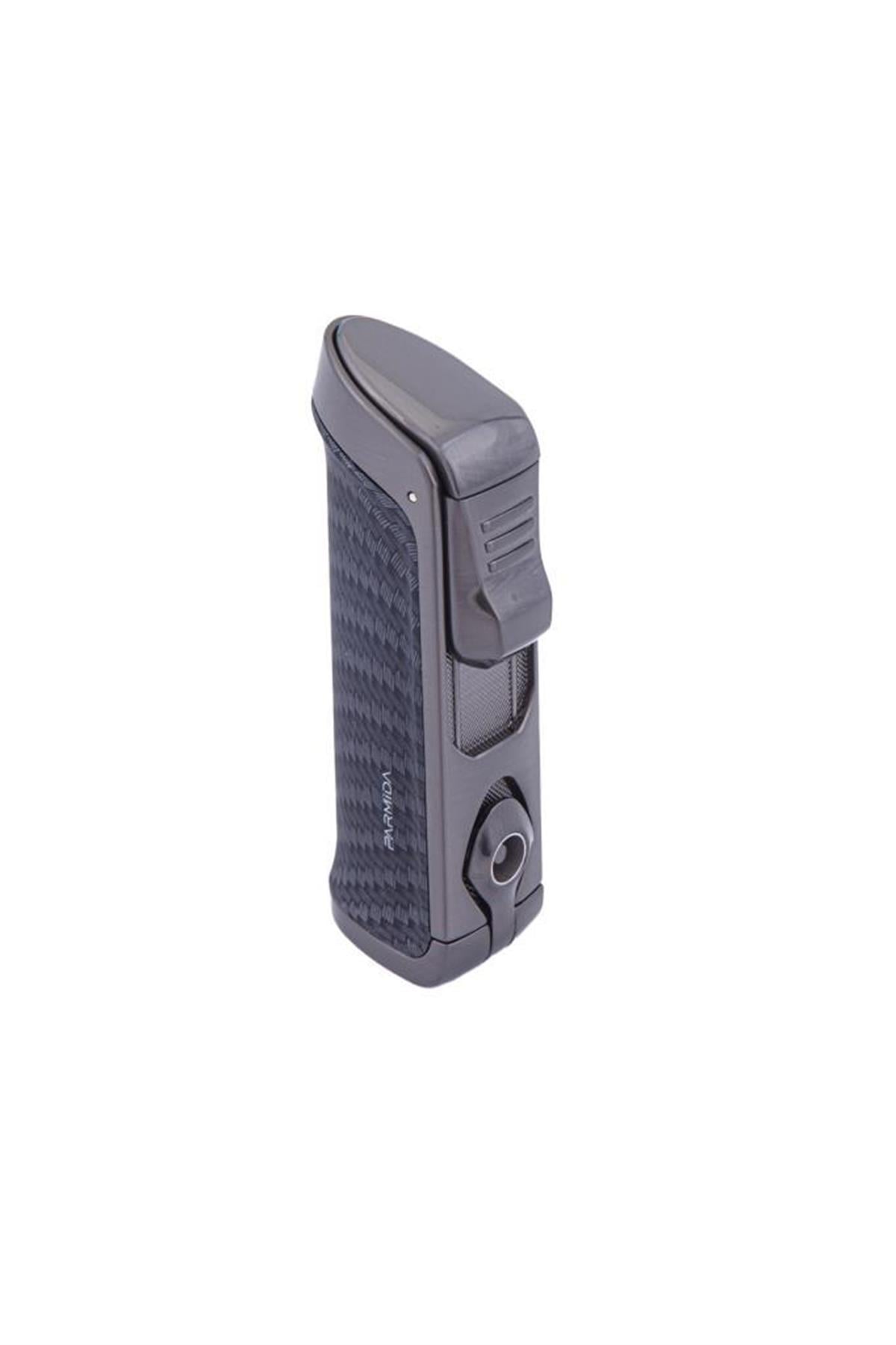 Parmida 3 Torch Pürmüz Carbon Desenli Puro Çakmağı
