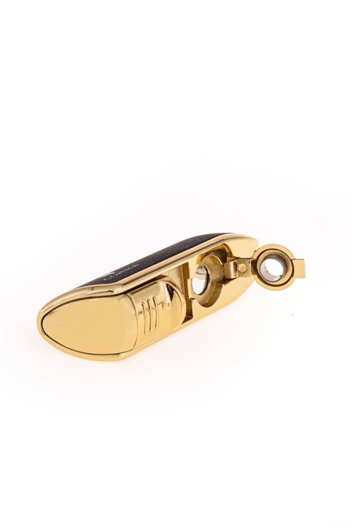 Parmida 3 Torch Pürmüz Yan Ağız Siyah Puro Çakmağı