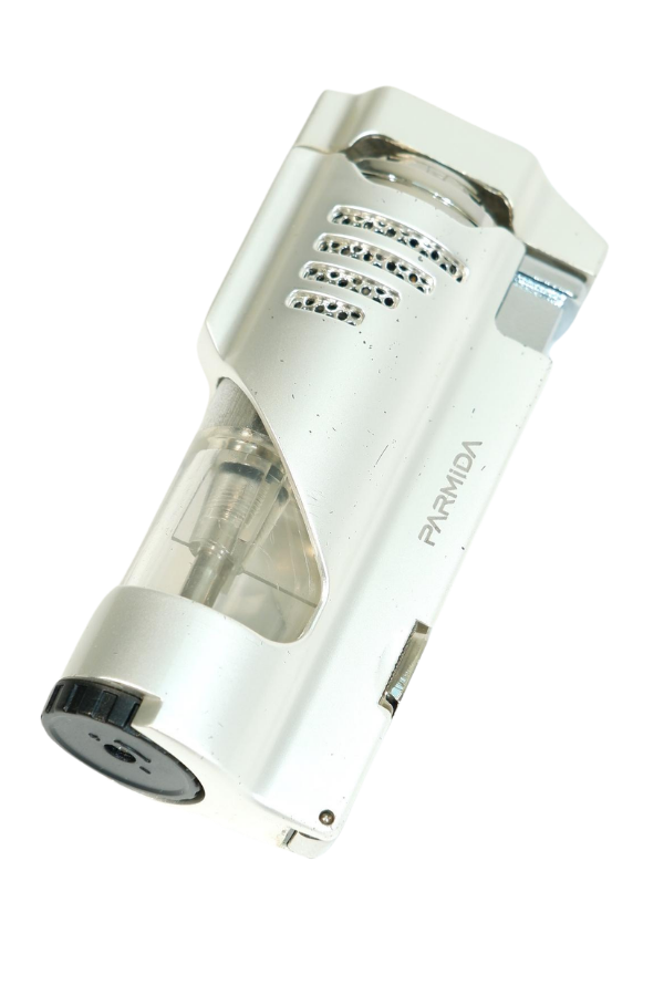 Parmida 3 Torch Pürmüz Delicili Beyaz Metal Puro Çakmağı