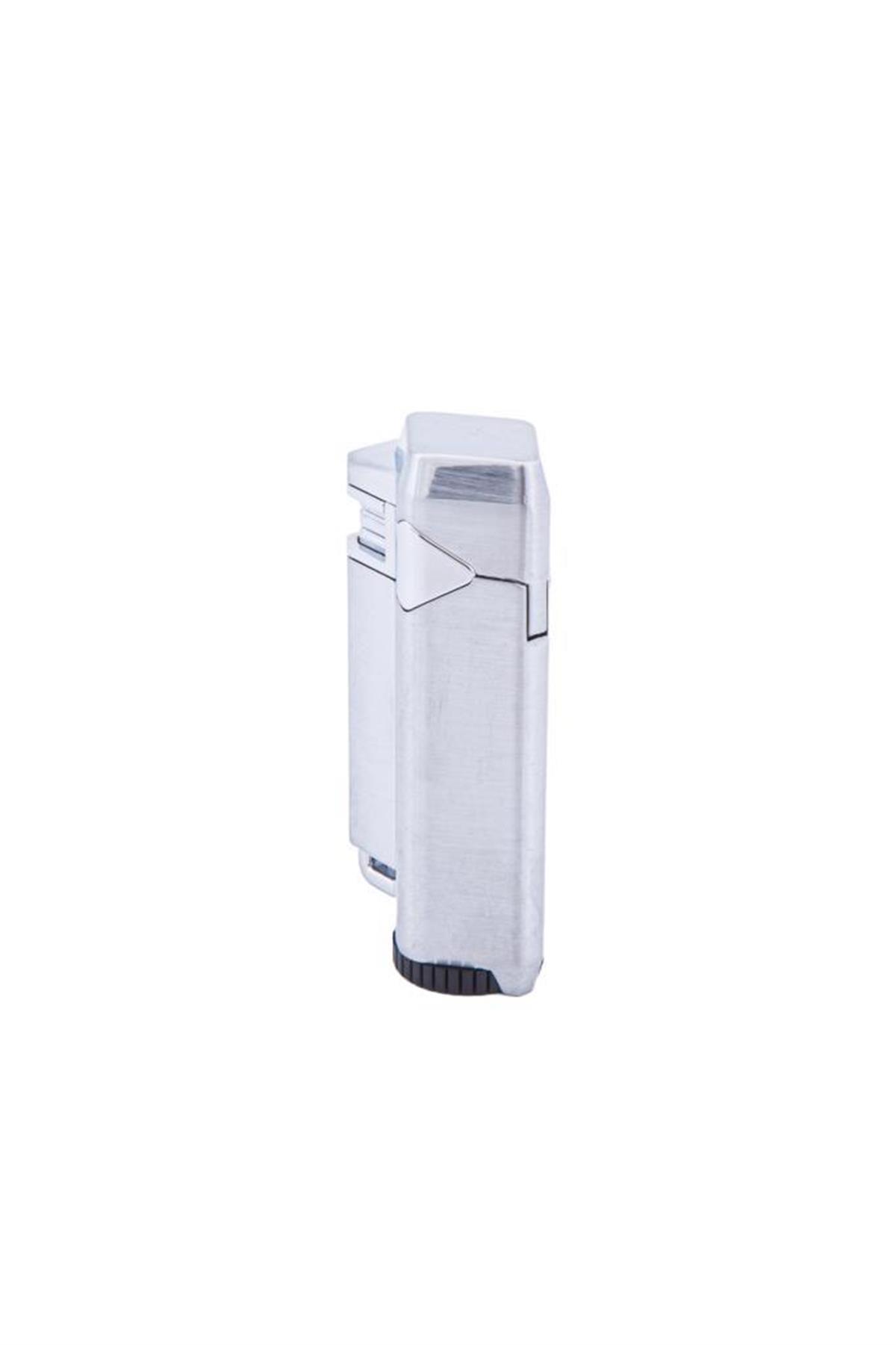 Parmida 3 Torch Pürmüz Gümüş Puro Çakmağı