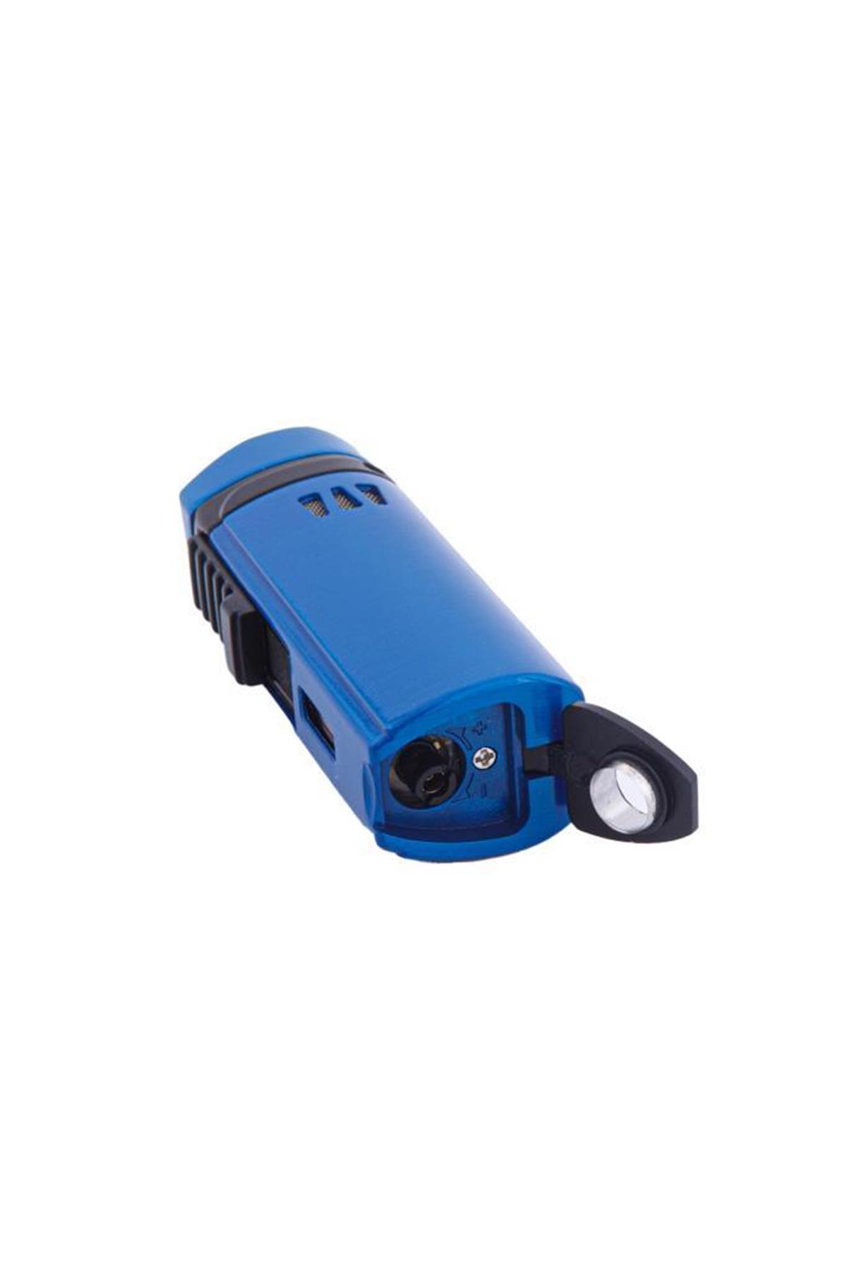 Parmida 3 Torch Pürmüz Mavi Puro Çakmağı