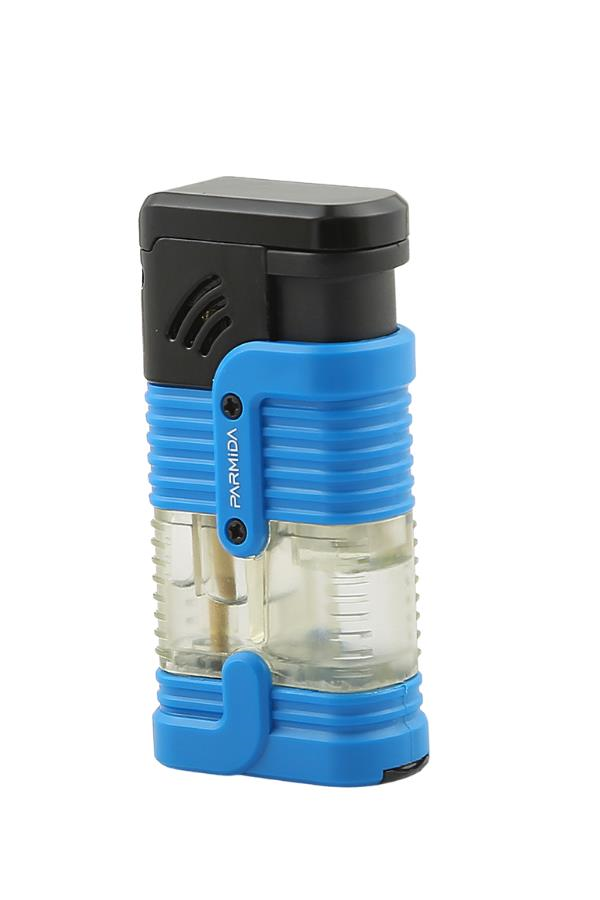 Parmida 3 Torch Pürmüz Mavi-Siyah Puro Çakmağı